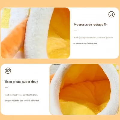 FurryFusion Lit conique pour chat Cartoon