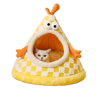 FurryFusion Lit conique pour chat Cartoon