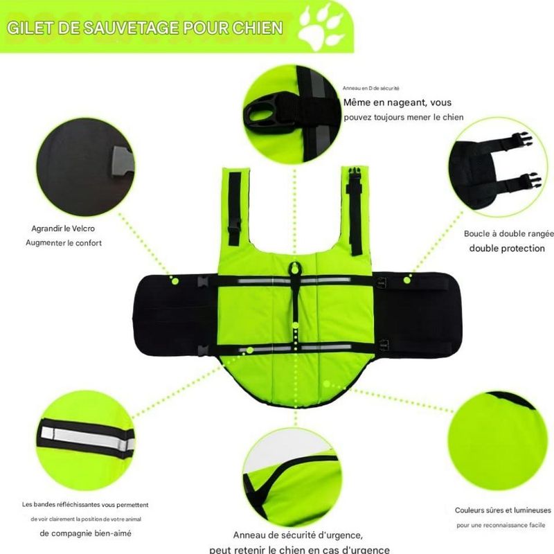 Petopia Gilet de sauvetage pour chien