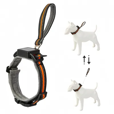 Pet Planet Collier corde de traction télescopique intégrée Pet Planet Collier corde de traction télescopique intégrée