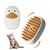 Petopia Brosse à vapeur multifonction pour chat