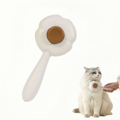 FurryFusion Brosse de toilettage pour chat Four Leaf Clover