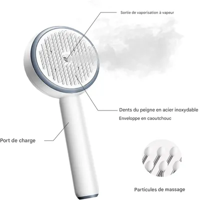 IntiMeg Brosse de toilettage en spray pour chats et chiens