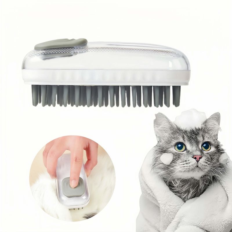 FurryFusion Brosse de douche pour chien et chat