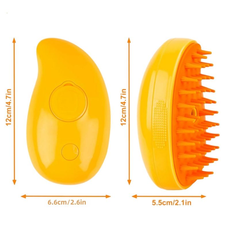 Petopia Brosse à vapeur 3 en 1 pour chat et chien