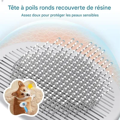 IntiMeg Brosse de toilettage pour chats et chiens