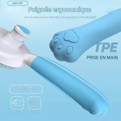 IntiMeg Brosse de toilettage pour chats et chiens