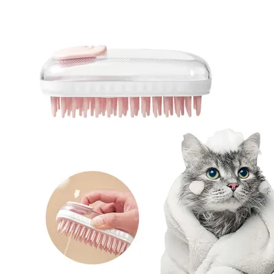 FurryFusion Brosse de douche pour chien et chat