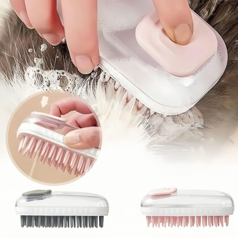 FurryFusion Brosse de douche pour chien et chat