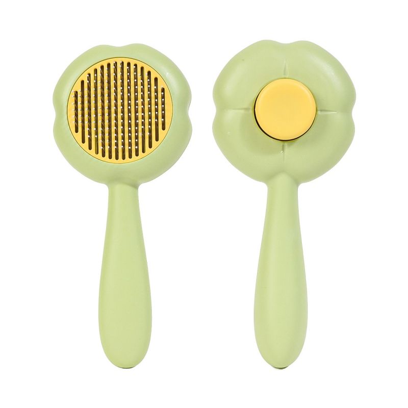 FurryFusion Brosse de toilettage pour chat Four Leaf Clover