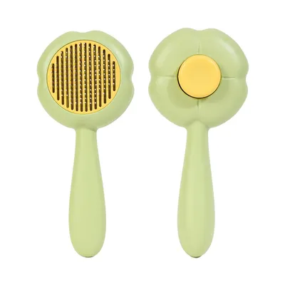 FurryFusion Brosse de toilettage pour chat Four Leaf Clover