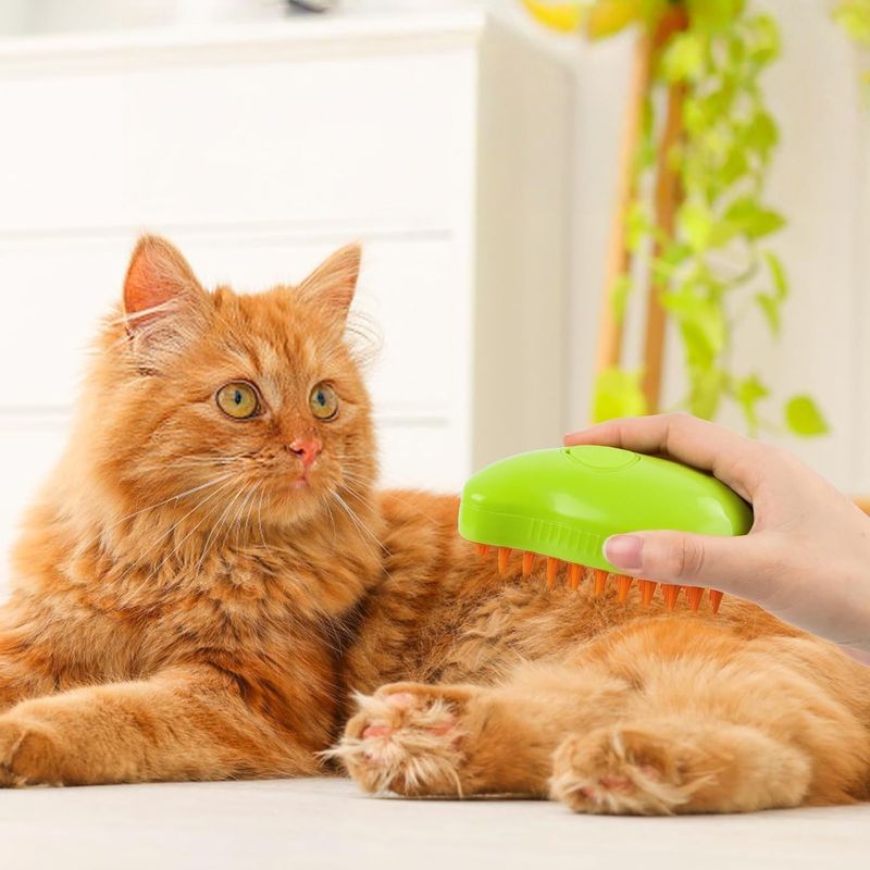 Petopia Brosse à vapeur 3 en 1 pour chat et chien
