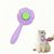 FurryFusion Brosse de toilettage pour chat Four Leaf Clover