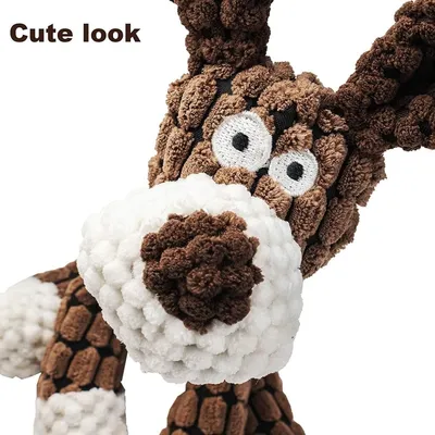 Pet Planet Chiens Happy Time Jouet d'Âne en Peluche