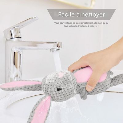 Pet Planet Chiens Jouet en Peluche et en Corde