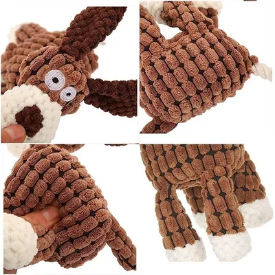 Pet Planet Chiens Happy Time Jouet d'Âne en Peluche