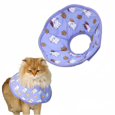 FurryFusion Collar antilamido morado para gatos