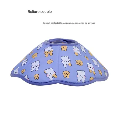 FurryFusion Collier anti-léchage violet pour chat FurryFusion Collier anti-léchage violet pour chat