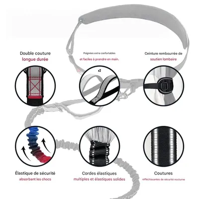 Petopia  Laisse pour chien mains libres