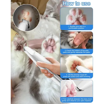 IntiMeg Tondeuse pour pattes de chiens et chats