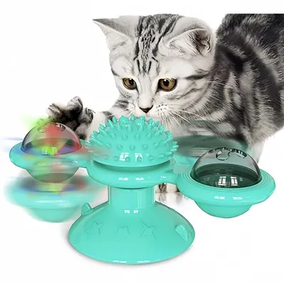 Pet Planet Chats Happy Time Jouet de Moulinet Interactif