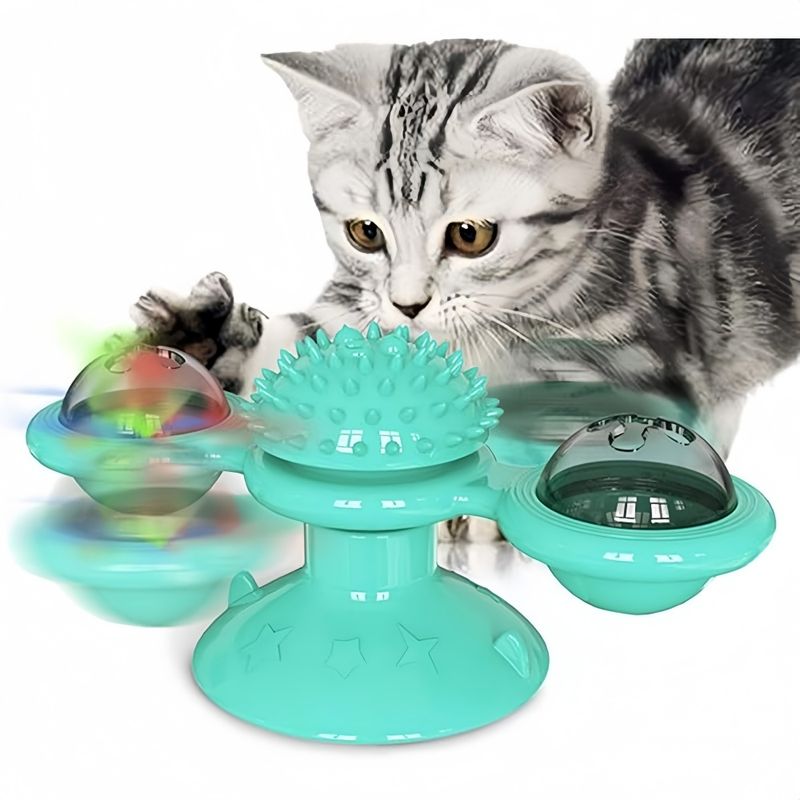 Pet Planet Chats Happy Time Jouet de Moulinet Interactif
