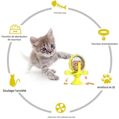 Pet Planet Chats Playful Moments Moulin à Vent Jouet pour Chat