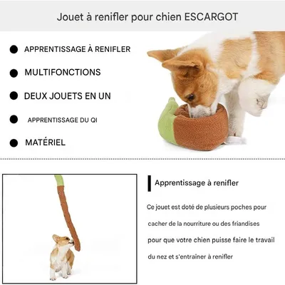Petopia Jouet en forme d'escargot pour chien