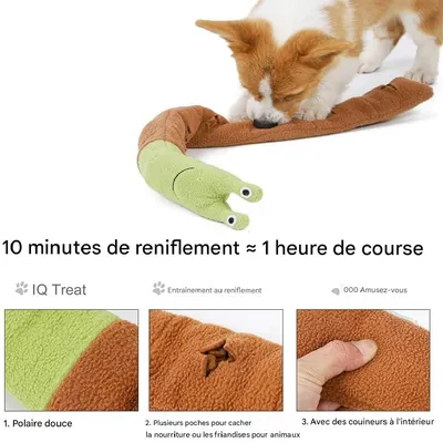 Petopia Jouet en forme d'escargot pour chien
