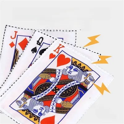 Pet Planet Jouet sonore en forme de carte de jeu 4 articles