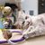 Pet Planet Jouet de dentition interactif en corde pour chat