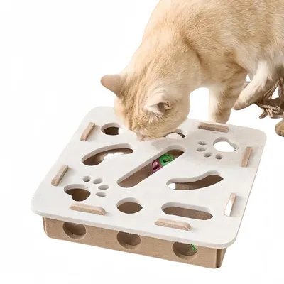 Pet Planet Chats Boîte en Feutre de Labyrinthe Éducatif