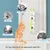 Pet Planet Jouet interactif en forme de ver pour chat
