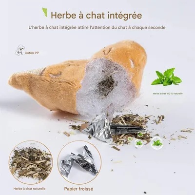 IntiMeg Jouets pour chats en herbe à chat