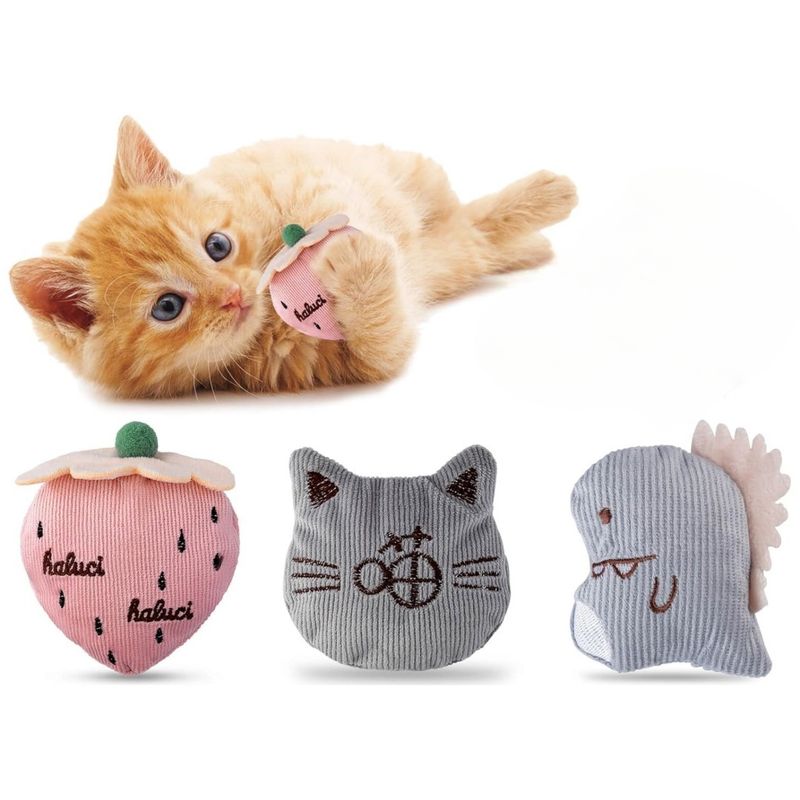 IntiMeg Jouets pour chats en herbe à chat
