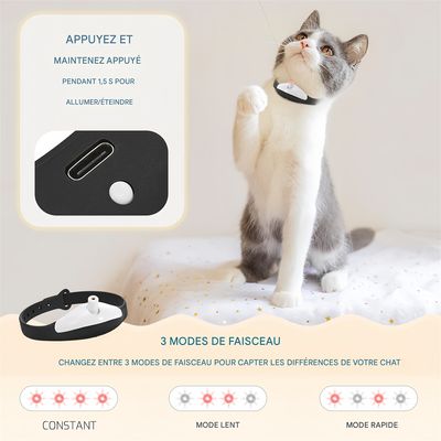 Pet Planet Collier à laser intelligent pour chat