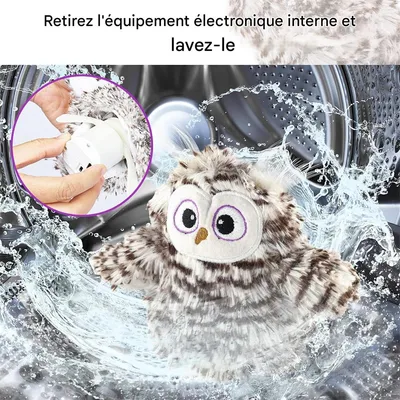 Pet Planet Jouet rechargeable en forme d'hibou