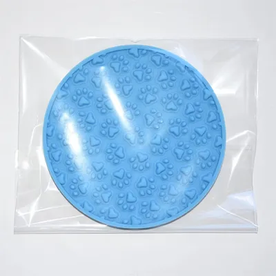 IntiMeg Tapis à Lécher bleu pour Chiens