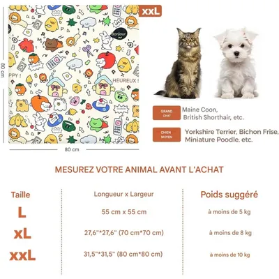 Pet Planet Chats Sac de Beauté