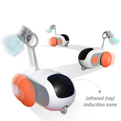 Pet Planet Jouet interactif Turbo Tail 2.0 pour chat