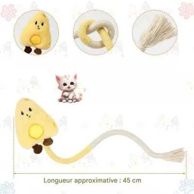 Pet Planet Chats InteractiveSet Lot de 4 Jouets