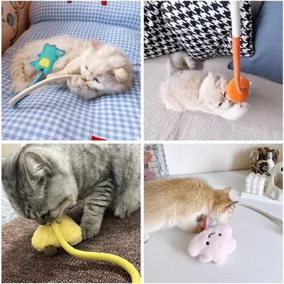 Pet Planet Chats InteractiveSet Lot de 4 Jouets