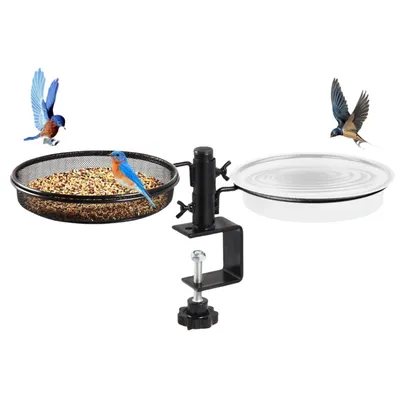 IntiMeg Mangeoire pour oiseaux à double bol