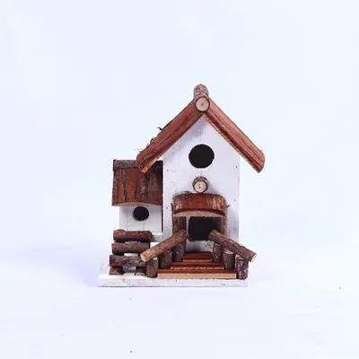 IntiMeg Mangeoire à oiseaux en bois