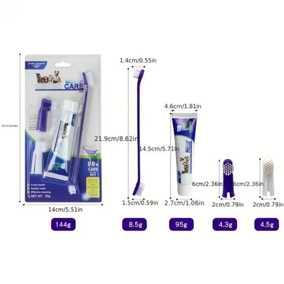 Pet Planet Chiens DentalCare Kit de Soins Dentaires