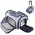 Petopia Sac de transport extensible pour chat