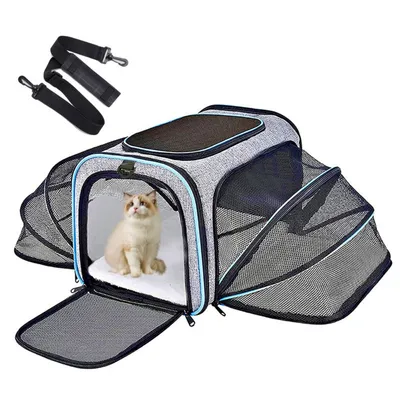Petopia Sac de transport extensible pour chat