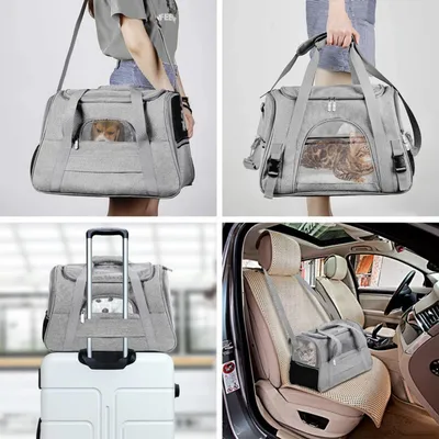 Petopia Sac de transport portatif pour chat et chien