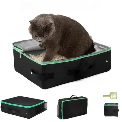 Pet Planet Bac à litière pliable pour chat