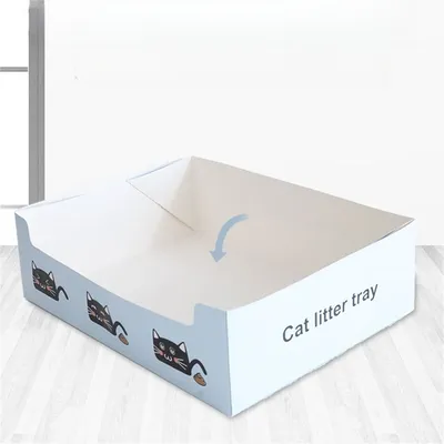 Pet Planet Bac à litière jetable pliable pour voiture